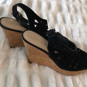 Franco Sarto Cork Wedges